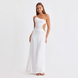 SNDYS Monaco White Maxi Dress